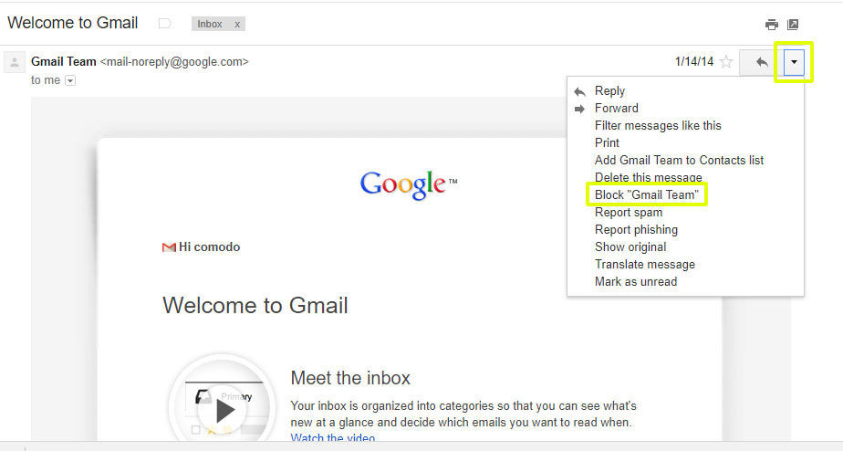 Cara Blokir Email Di Gmail