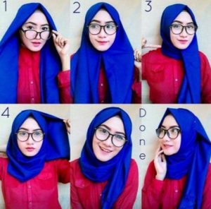 Cara Hijab Segi Empat Untuk Kondangan